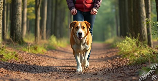 Investigar rutas aptas para perros y preparar el equipo adecuado