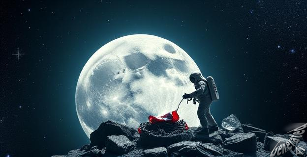 La Luna tiene 220.000 kilos de basura espacial