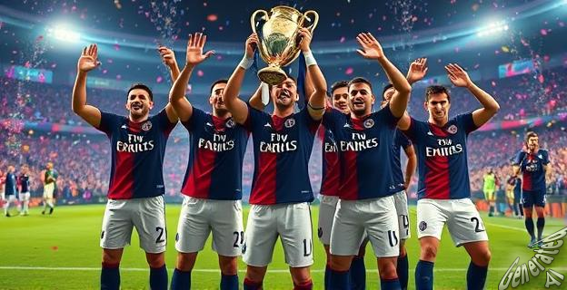 El PSG celebró su primera Champions League con más de 100.000 espectadores