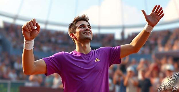 Davidovich se clasificó para las semifinales tras la lesión de Ruud