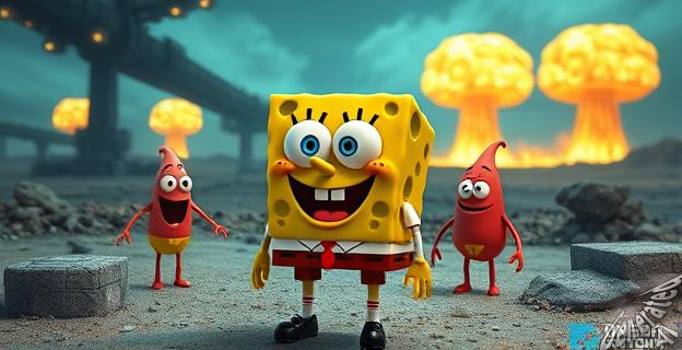 El lugar donde viven los personajes de Bob Esponja es radioactivo debido a las pruebas nucleares en el atolón Bikini