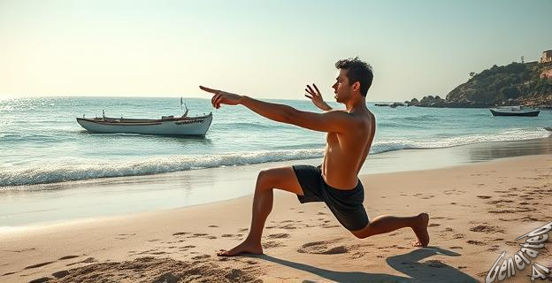 Se levanta a las cinco de la mañana y hace ejercicio dos veces al día