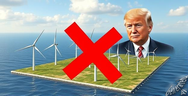 El presidente Trump planea retirar la autorización para la construcción de los parques eólicos marinos New England Wind 1 y 2