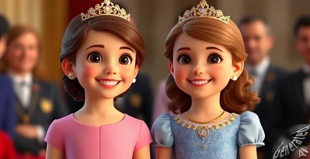 Leonor ejerce de guía y protectora de Sofía