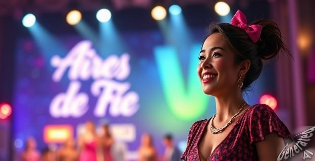 La veo muy bien en su papel de presentadora