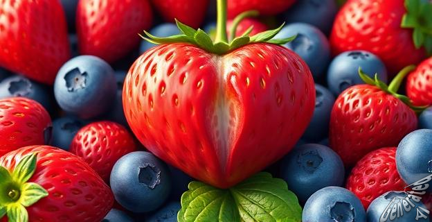 Fresas y arándanos son las mejores frutas para limpiar los vasos sanguíneos