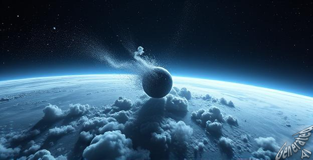 Un objeto solitario de masa planetaria está devorando polvo y gas a una tasa de 6.600 millones de toneladas por segundo