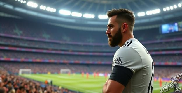 Dani Carvajal se emocionó durante el minuto de silencio