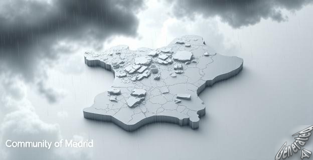 Lluvias con aviso amarillo en la Sierra