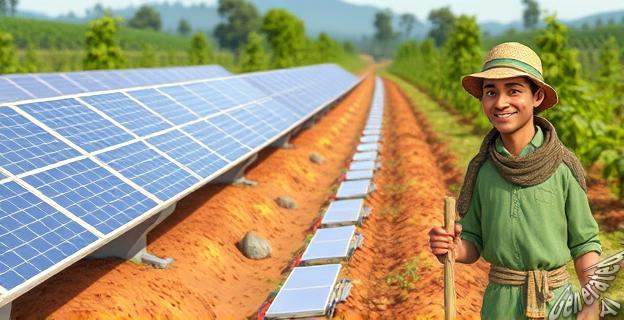 La instalación de paneles solares sobre canales de riego puede producir 1.3 GWh de electricidad al año y ahorrar agua