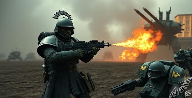 No duraríamos ni 10 segundos luchando solos contra un Marine del Caos