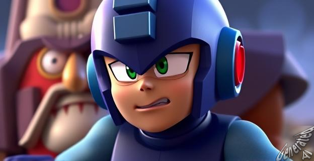 Mega Man dice 'Soy más que un robot. Muere, Wily'