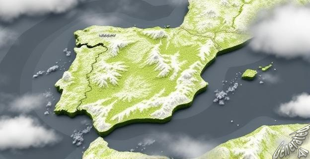 Lluvias de hasta 15 litros por metro cuadrado en una hora en Andalucía