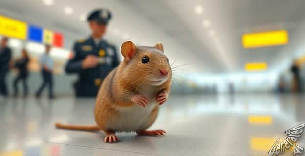 Ratas en la Terminal 1 del aeropuerto de Barajas