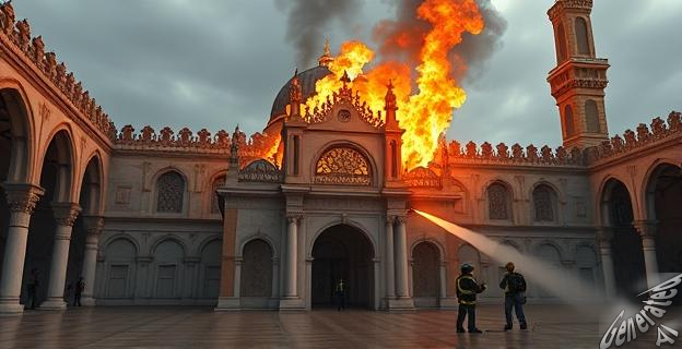 La Mezquita de Córdoba reabrió al público un día después del incendio
