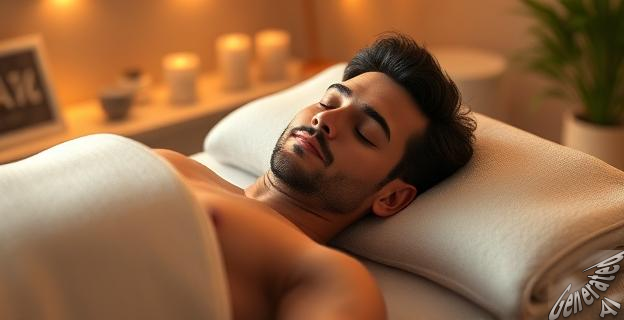 Carlos Alba se quedó dormido durante un masaje en pleno directo