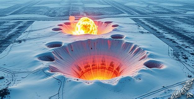 La combinación de gas, calor y deshielo