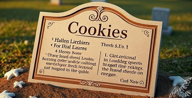 Las recetas se graban en lápidas para recordar a los difuntos