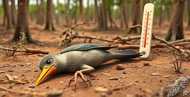Las poblaciones de aves tropicales cayeron hasta un 38% debido a los extremos térmicos