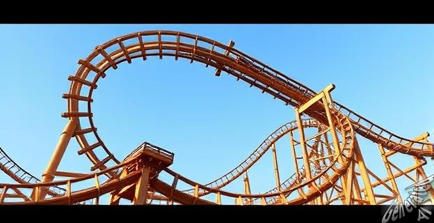 La primera montaña rusa de lanzamiento se llamaba 'Cuencos de diversión' y alcanzaba 60 km/h