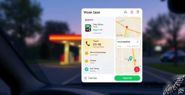 Abre Waze, toca en la barra de búsqueda, selecciona el icono de combustible y ordena los resultados por precio