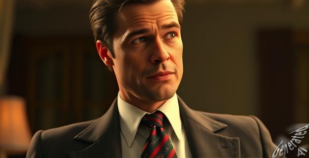 La corbata de Aldo Raine desaparece mágicamente