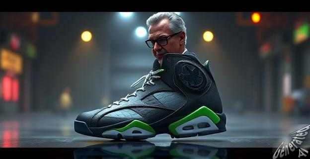 Las zapatillas de Batman son Air Jordan 6 personalizadas