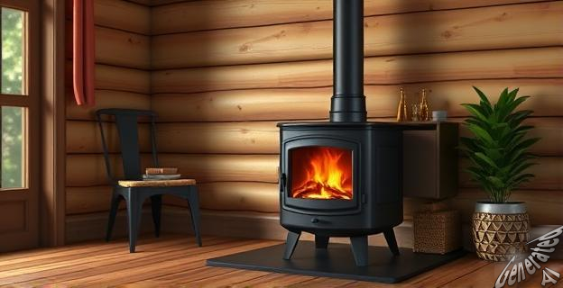 Estufa de pellets de 9 kW con un descuento de 260 euros