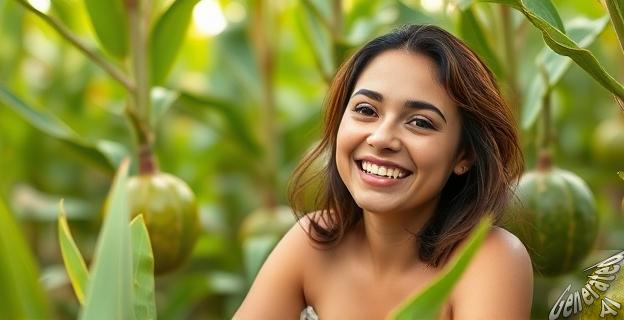 Rocío Madrid es una actriz y presentadora malagueña que ha cultivado pitayas en una finca en la Axarquía