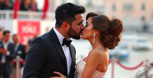 Can Yaman y Sara Bluma se besan en la alfombra del Festival de Venecia 2025