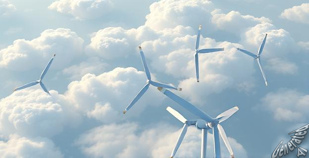 La turbina eólica flotante puede generar electricidad de forma continua