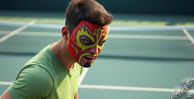 Carlos Alcaraz es el tenista enmascarado