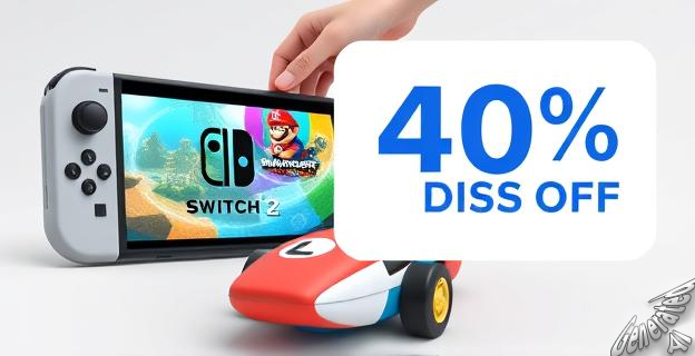 La Switch 2 con Mario Kart World cuesta 356 € con un 40 % de descuento