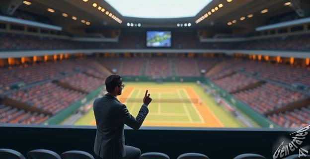 La petición de matrimonio ocurrió antes del partido entre Musetti y De Minaur