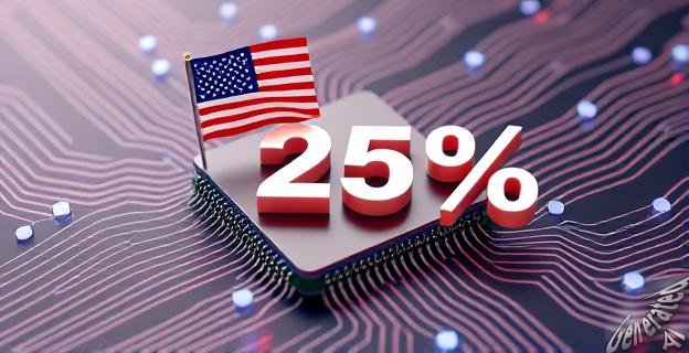 Un 25% de arancel para el contenido de chips en la mayoría de los dispositivos importados