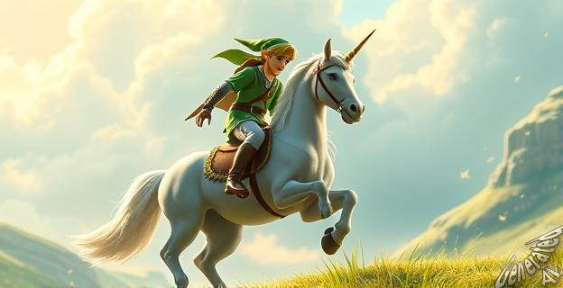 Epona casi fue reemplazada por un unicornio o un alce