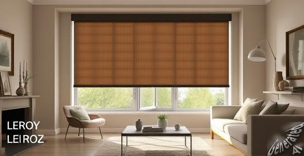 El estor plegable Bolonia de Leroy Merlin