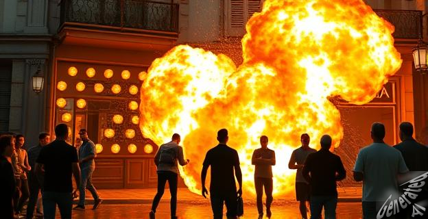 La explosión fue causada por una concentración de gases