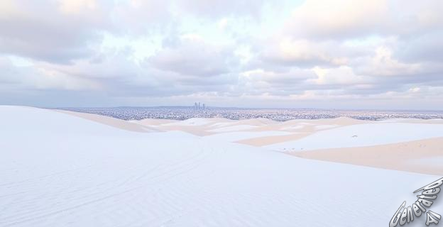 La nieve en el Sáhara es posible gracias a la mezcla de factores climáticos, como la descenso de masas de aire polar desde el Mediterráneo