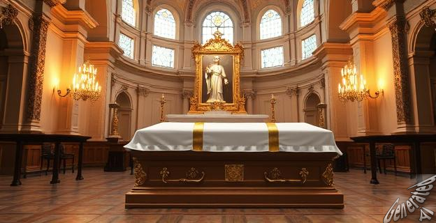 El féretro del Papa Francisco es un simple ataúd de madera abierta