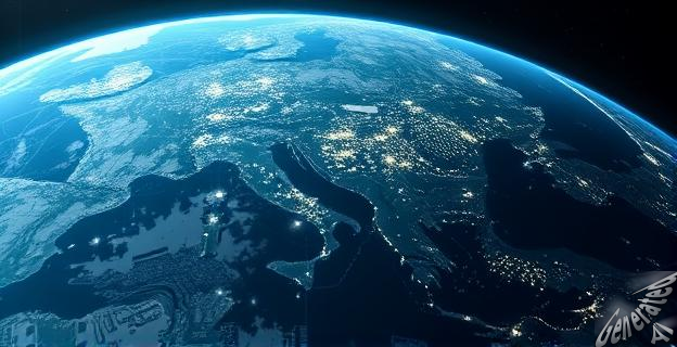 Las ciudades han pasado de ser amarillas a brillar en blanco azulado debido a la sustitución de farolas de vapor de sodio por luces LED