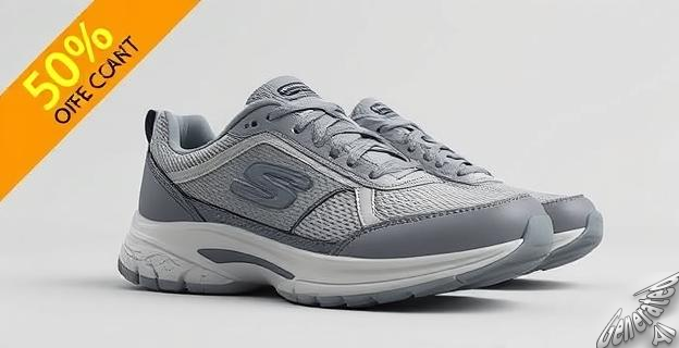 Zapatillas Skechers en gris a 37 euros