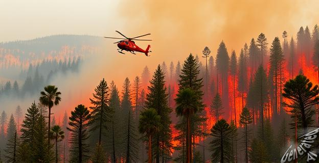 4 incendios activos y 4 controlados