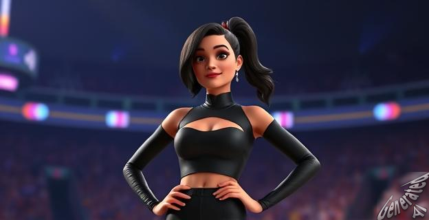 Un conjunto de dos piezas en color negro con técnica del macramé