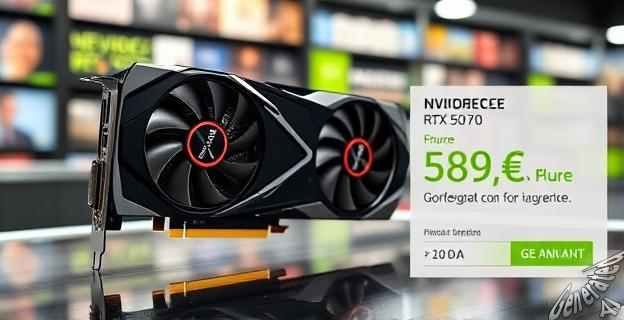 La GeForce RTX 5070 se vende a 589 euros en Alemania