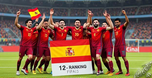 España ocupa el primer puesto del ranking FIFA con 1875,37 puntos