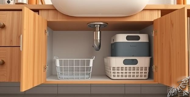 Utilizar dos barras extensibles y cestas de IKEA