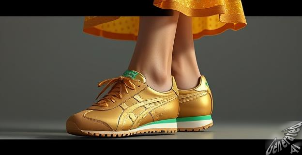 Las Onitsuka Tiger Mexico 66 en dorado cuestan 160 euros