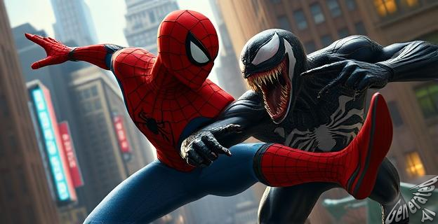 Ultimate Spider-Man permitía controlar a Venom y desatar el caos en la ciudad