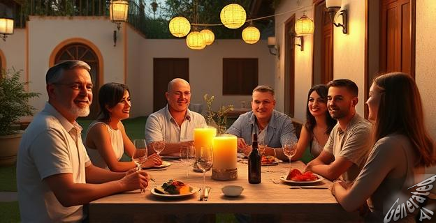 El concejal Vicent Sales y el edil Luciano Ferrer asistieron a la cena de verano